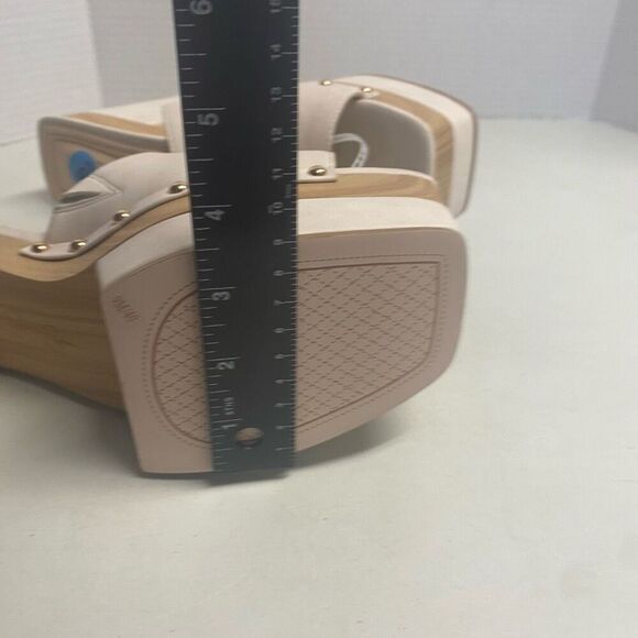 JESSICA SIMPSON JS-Charlete Platform Sandals 9M Cream No Box New With Defect - Picture 4 of 14